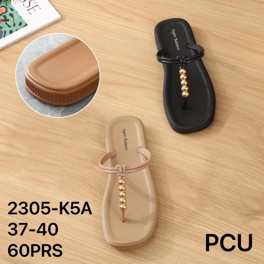 [GROSIR] Sandal Jepit Fashion Balance 2305-K5A Wanita Aksen Mutiara – Ukuran 37–40