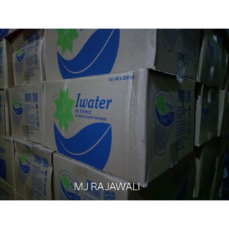 

Air Mineral Iwater Gelas 200 ml - Dus