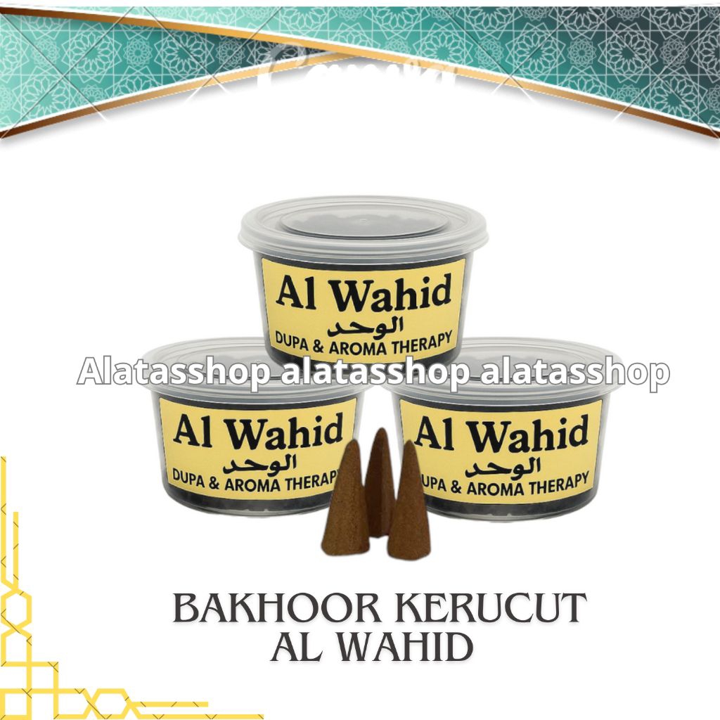 bukhur dupa arab gahru kerucut AL WAHID