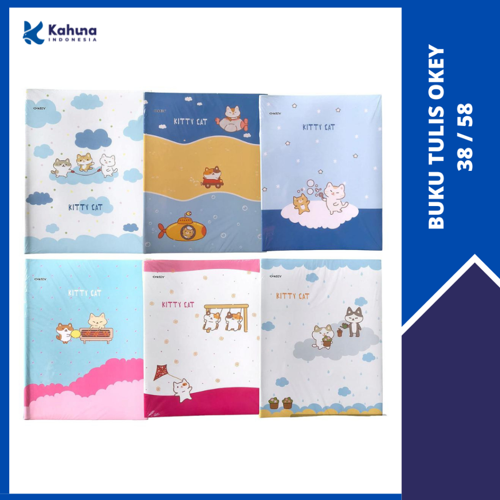 

BUKU TULIS 38 / 58 OKEY MURAH 1 PACK