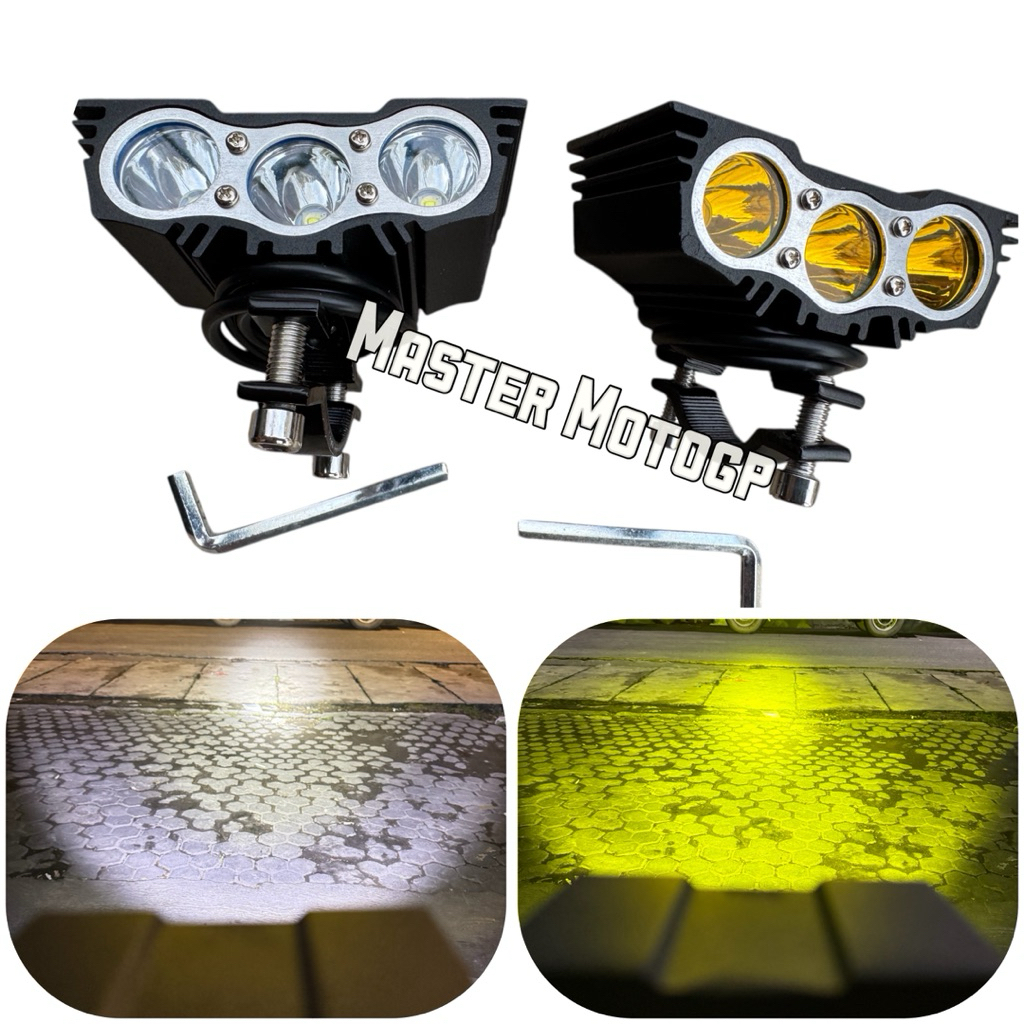 lampu sorot 3 mata Owl 3mode Lampu tembak Owl 3 Mata lampu tembak Owl 3 mata lampu depan motor Owl 3