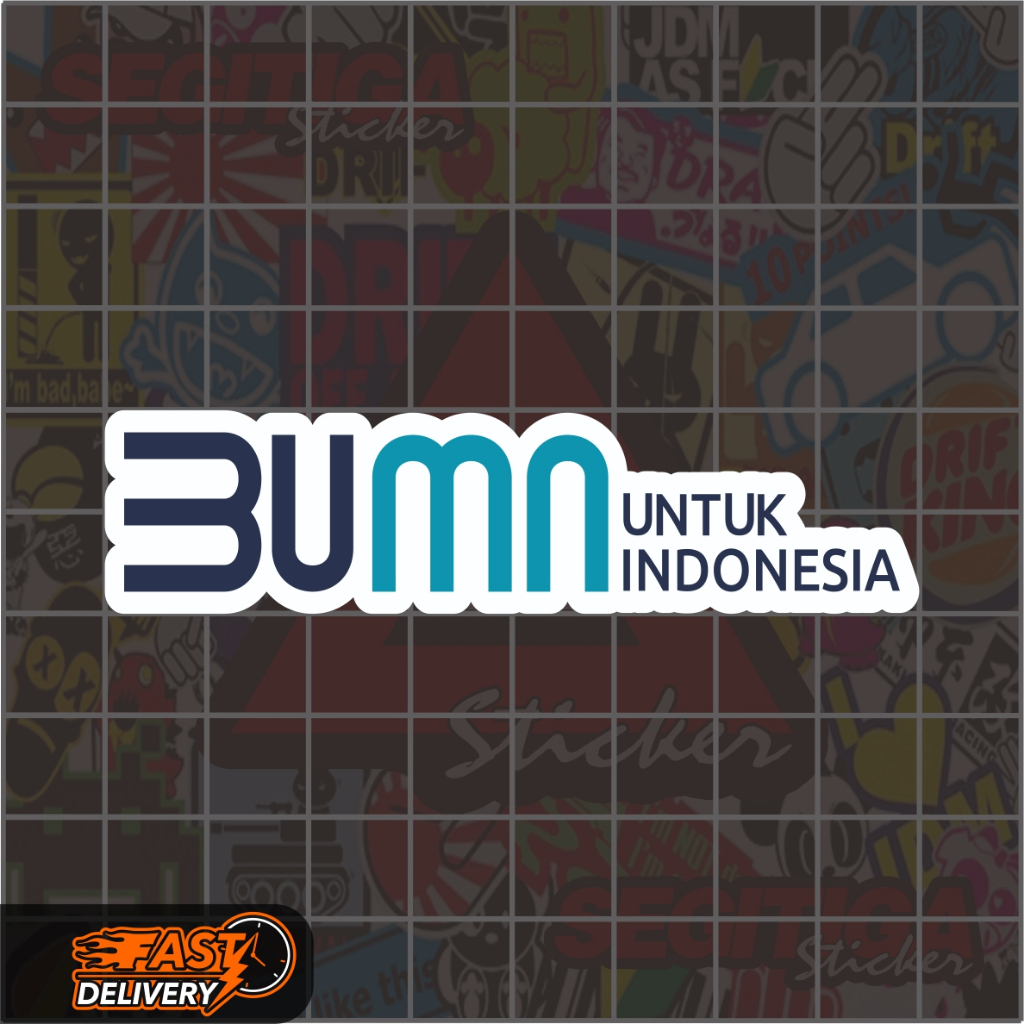 

Sticker BUMN Ukuran 8 x 2 Cm