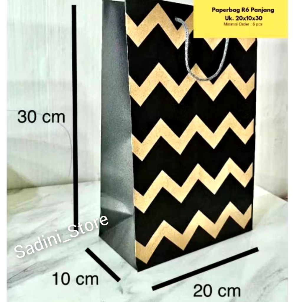 

Paperbag Motif Zigzag 20x30 Tas Kertas Acara Souvenir Olshop Ultah Hajatan Murah Kalsel