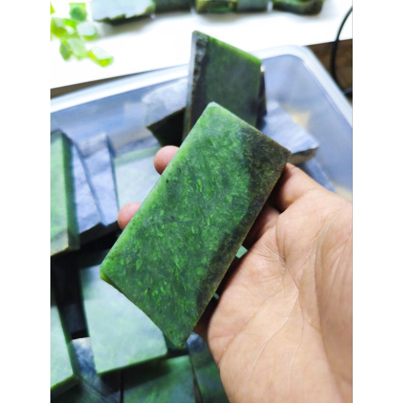 lempengan Giok neprite Jade Aceh super