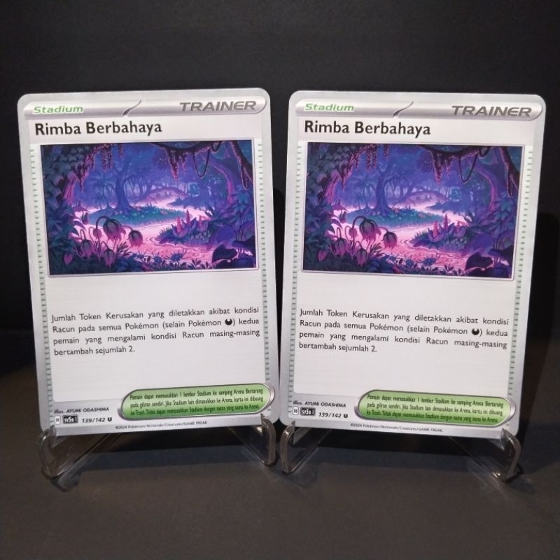 2 in 1 Stadium SET Rimba Berbahaya U sv5s 139/142 x2 Paradoks Andalan Kartu Pokemon Pokemon Card