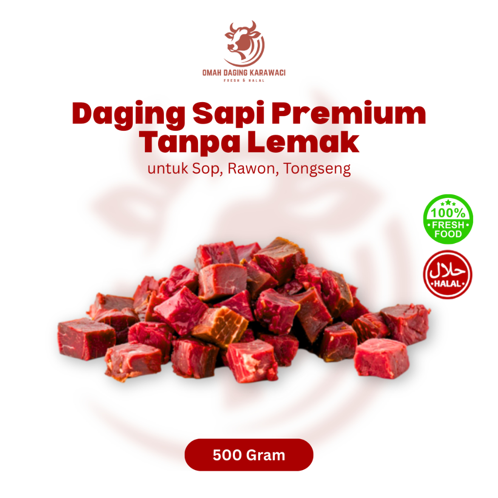 

Daging Sop / Daging Rawon / Daging Tongseng Tanpa Lemak 500gr Tangerang