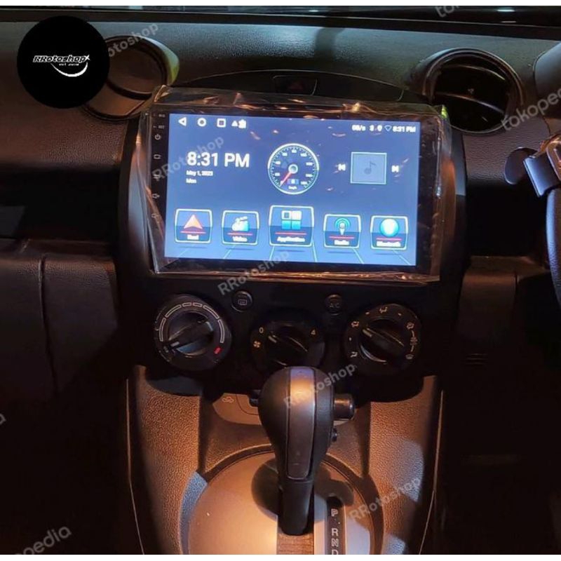 Head Unit Tape Android Mobil Mazda2 9 Inch Double Din Headunit