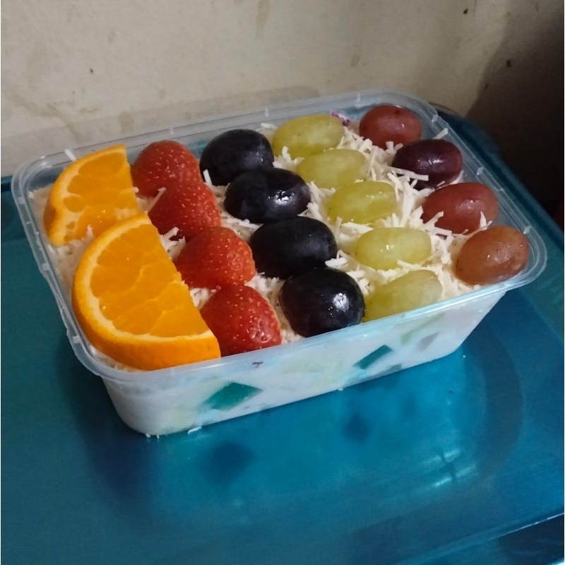 

[pengiriman instant] salad buah ukuran 500ml M medium