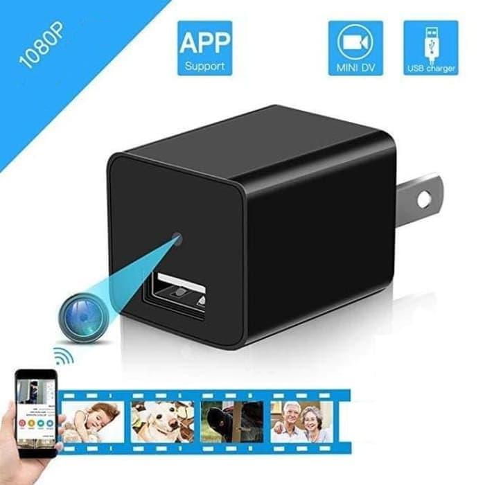 Alat Spy Wifi Kamera Pengintai Super Mini Cam DV Hotspot Stopkontak Listrik