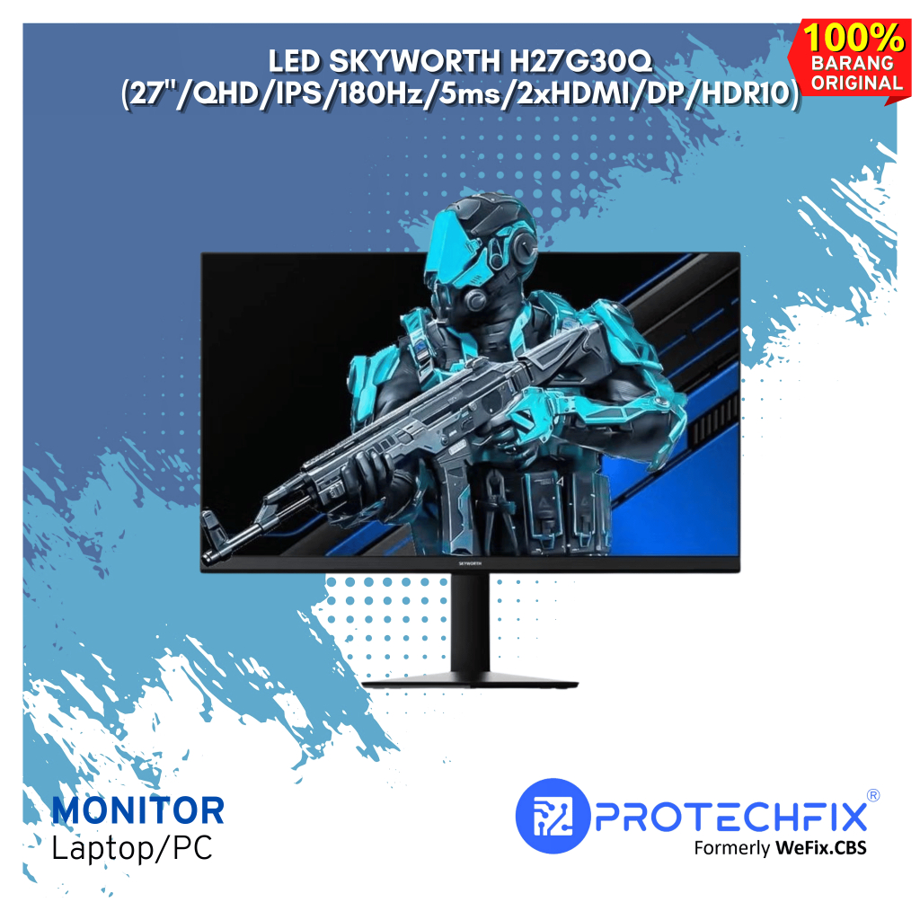 Monitor LED SKYWORTH H27G30Q (27"/QHD/IPS/180Hz/5ms/2xHDMI/DP/HDR10)