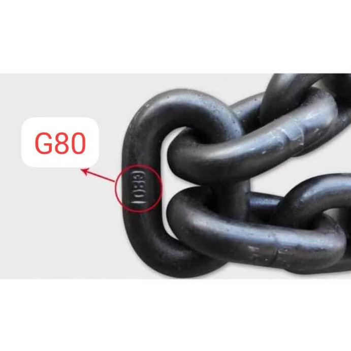 Rantai Baja G80 18mm x 100m