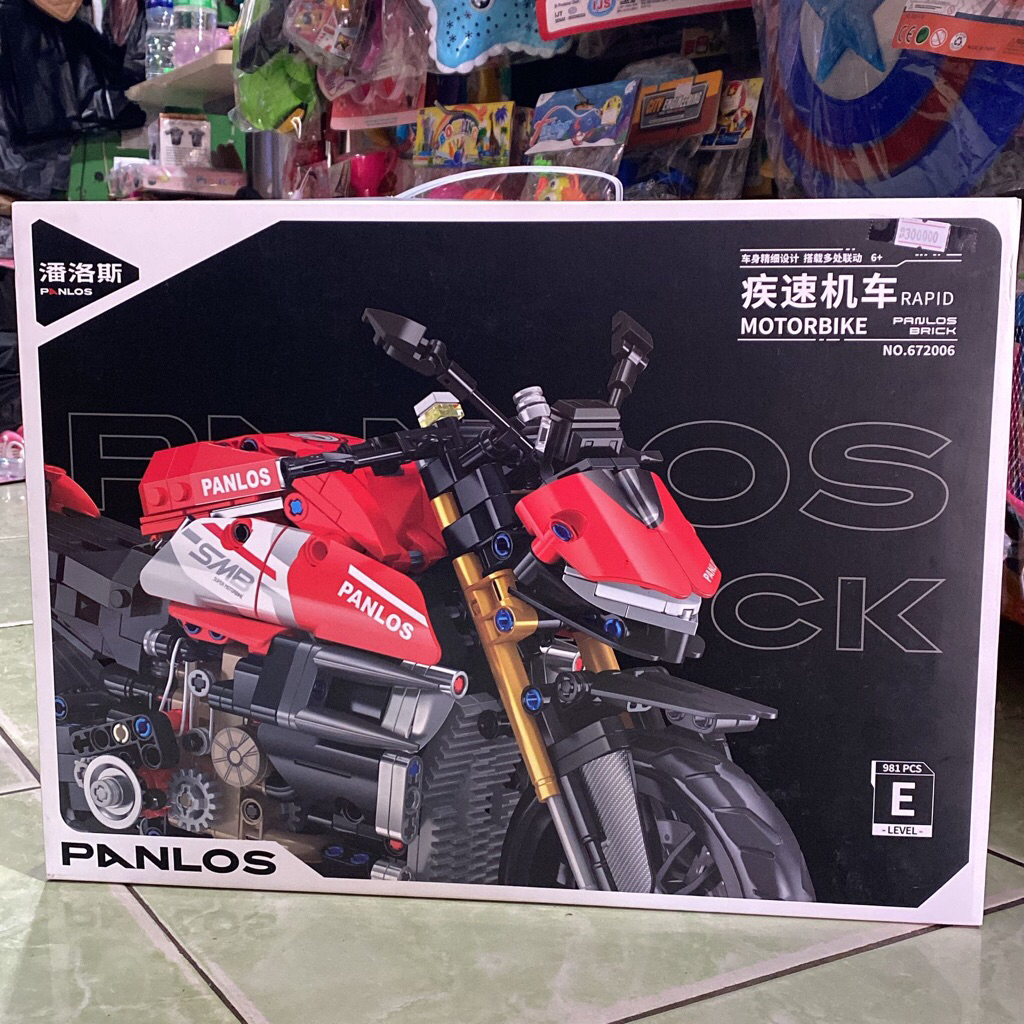 NiceSoo mainan lego motor panlos