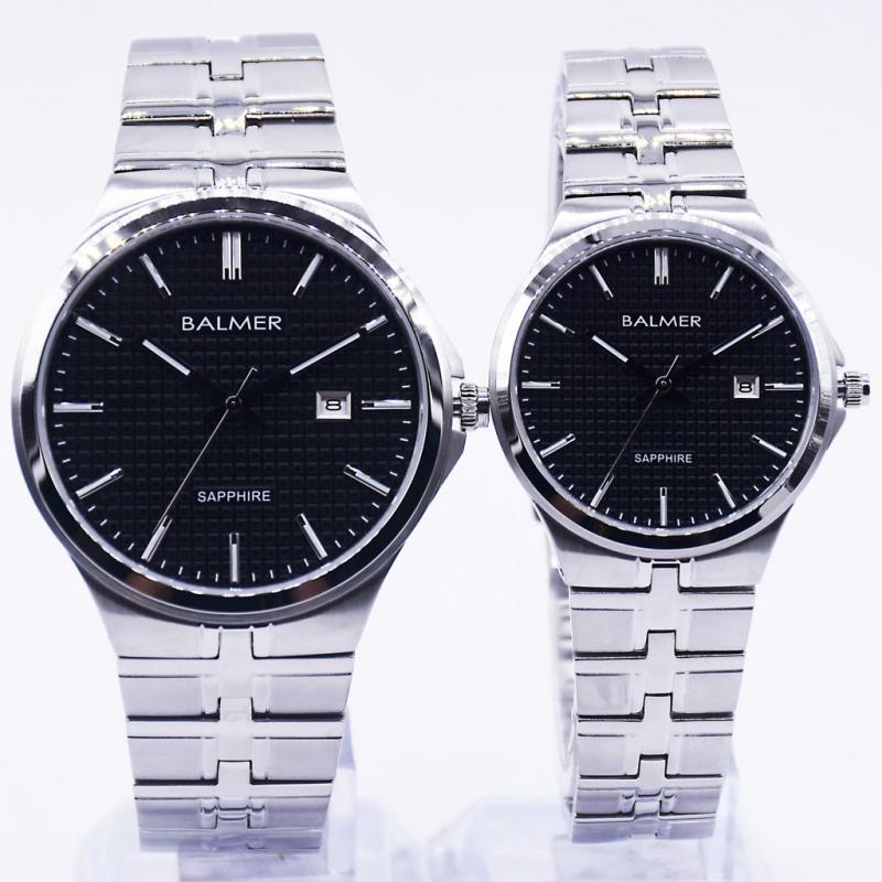 Jam Tangan COUPLE Balmer B.2717MS,LS ORIGINAL Kaca Sapphire