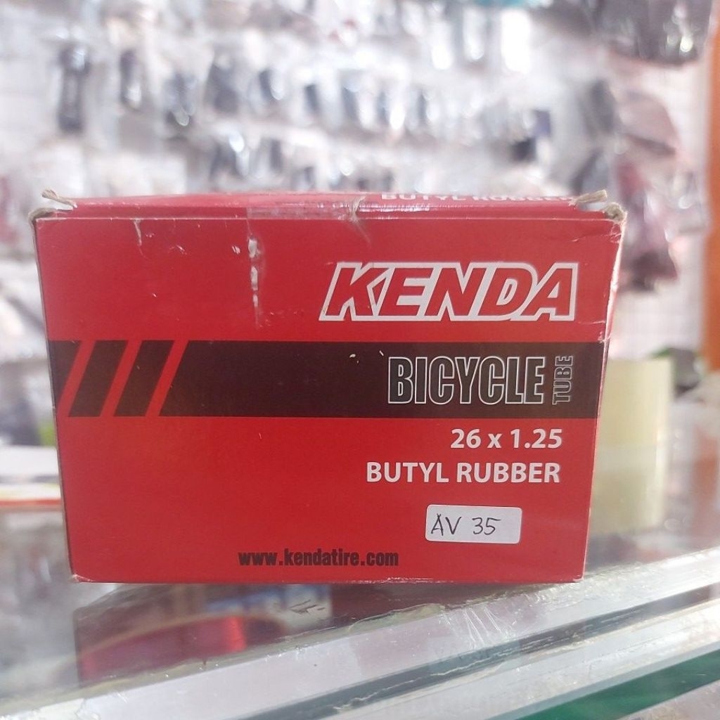 BAN DALAM SEPEDA 26 X 1.25 AV KENDA 35 MM