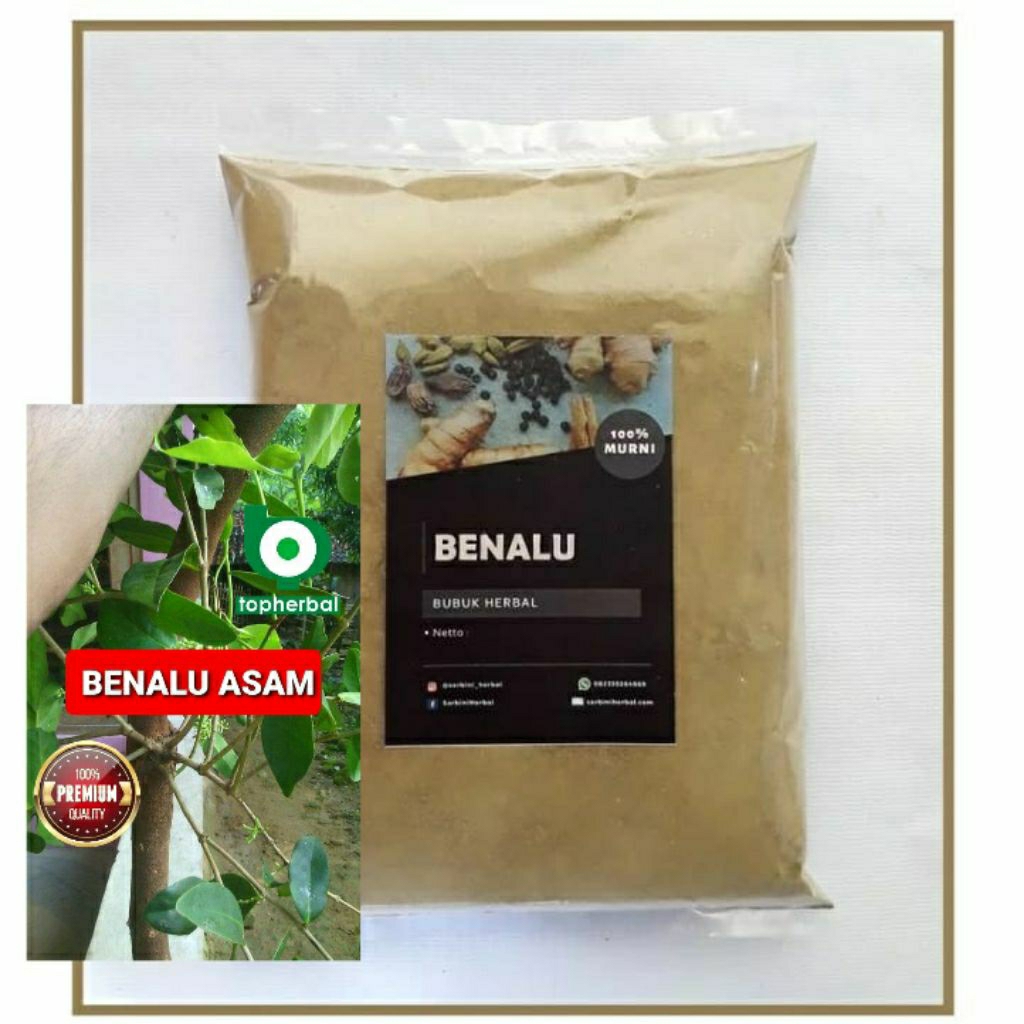 

Bubuk Benalu Asam 1 Kg/1000 Gram Kering Hijau Organik Super Premium