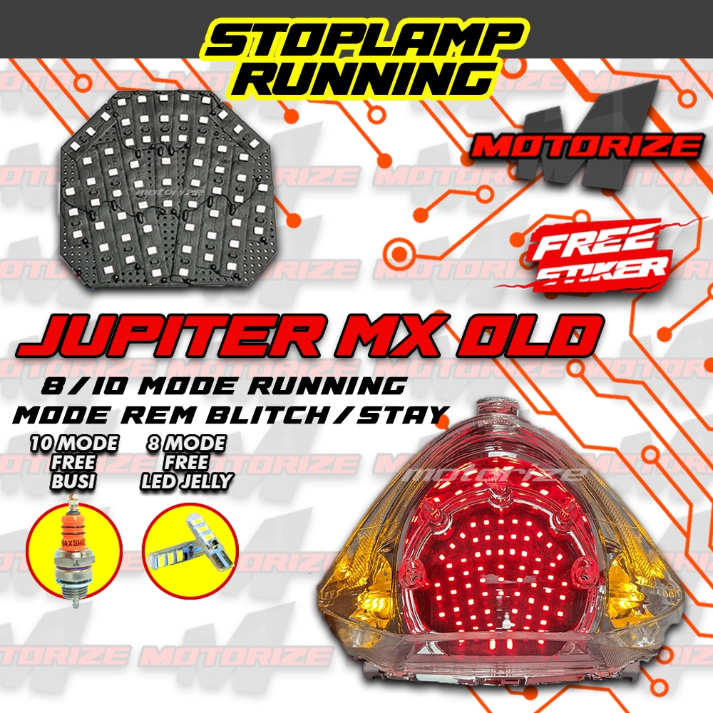 STOPLAMP RUNNING JUPITER MX OLD LAMPU LED REM BELAKANG MOTOR VARIASI MOTORIZE