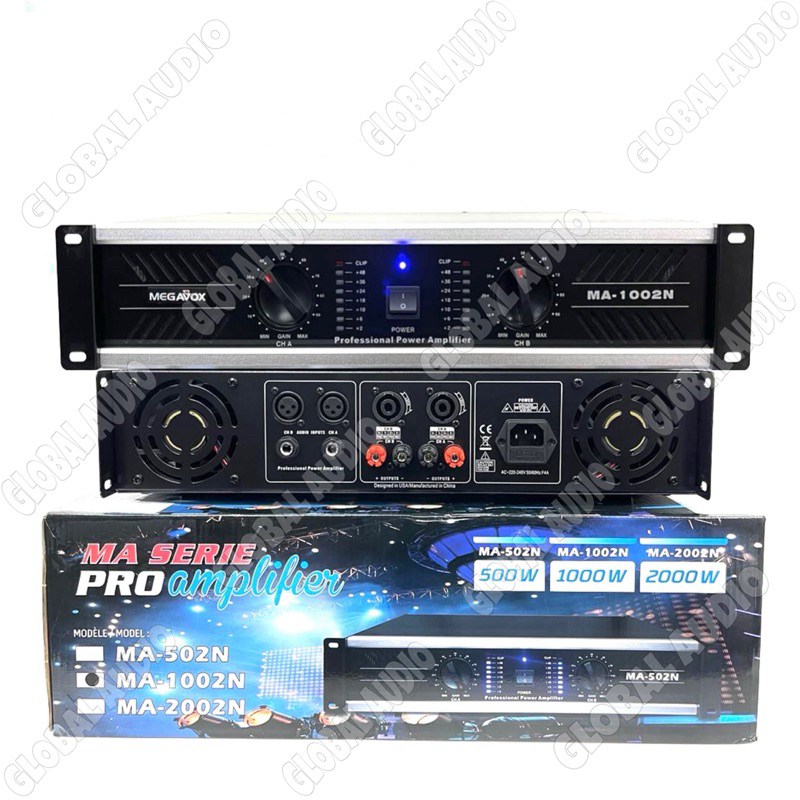 Power Amplifier Megavox MA - 1002N Original Power Amplifier MEGAVOX MA1002N megavox ma 1002 Power Ba