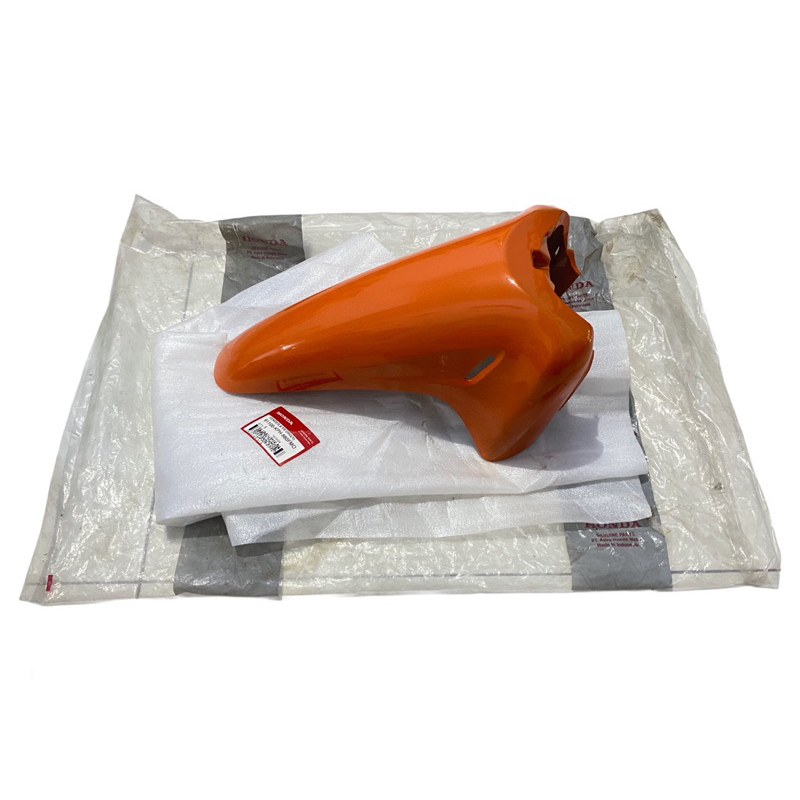 61100 KPH 880FMO slebor spakbor depan karisma orange original baru AHM