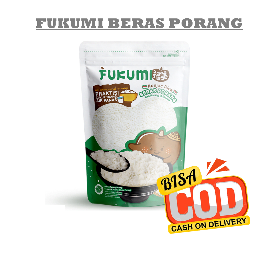 

FUKUMI | BERAS PORANG - 1 KG | Konjac Rice Shirataki