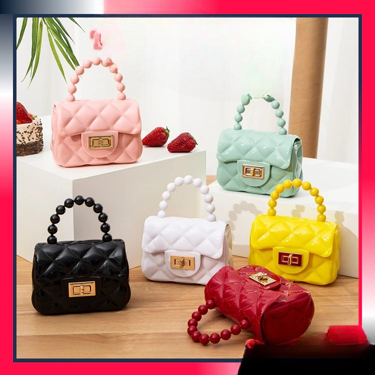Jelly Selempang Mini Tas Jelly Selempang Mini Anak Tas Jelly Mutiara Anak Jelly Mini Glossy Mini Ana