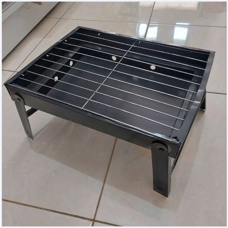 Promo Panggangan Bbq Arang Portable HITAM Pemanggang Sate MRC Premium - Oleh oleh khas medan