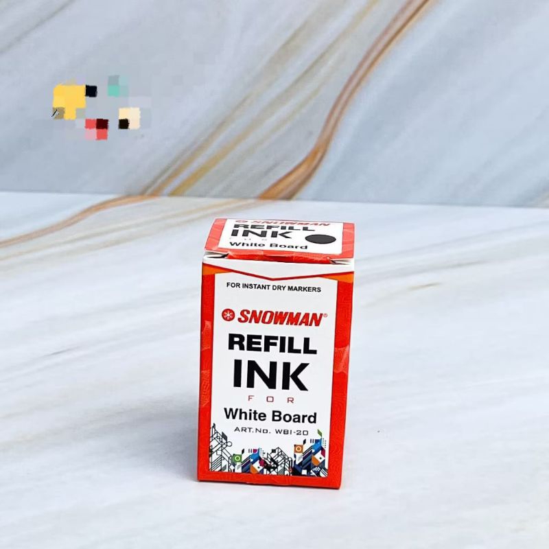 

(1 BOTOL) TINTA SNOWMAN WHITEBOARD / REFILL Spidol Snowman Whiteboard