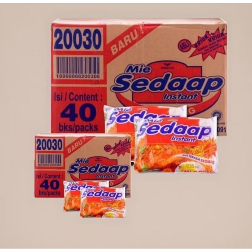 

Mie Sedaap Goreng (1 Dus) Isi 40 Pcs