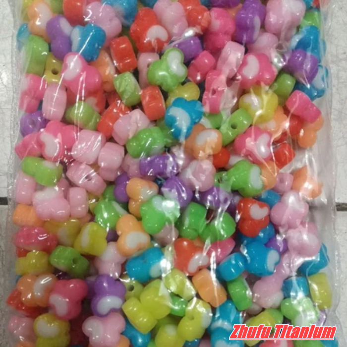 Manik 16mm kupu gemoy candy mix warna isi 1 pon