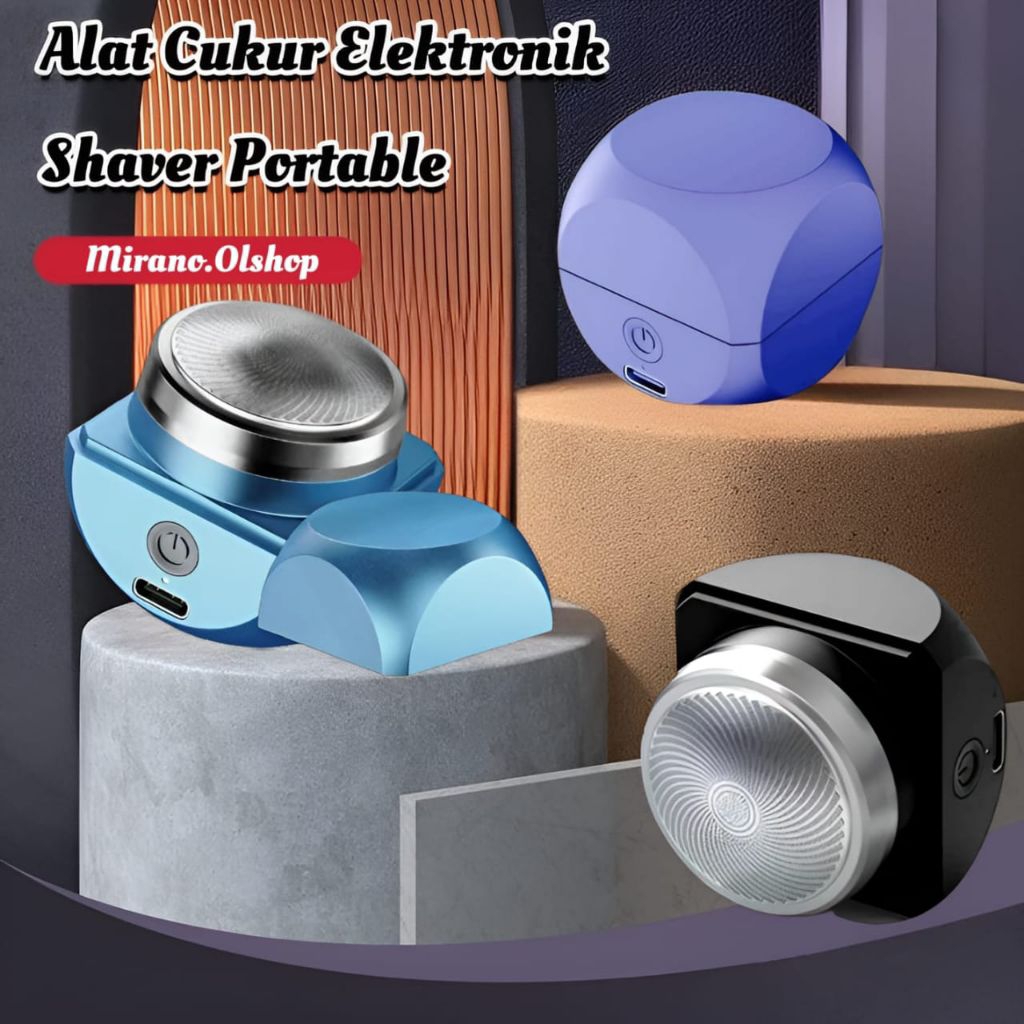 Cukuran Portable Mini Shaving Alat Cukur Jenggot / Kumis Electric Alat Cukur Jenggot Portable