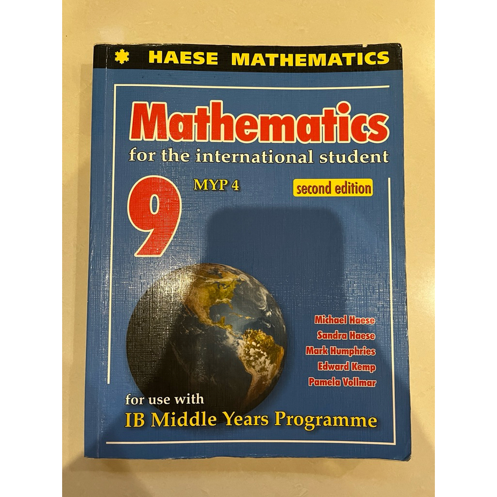 Haese mathematics level 9 IB