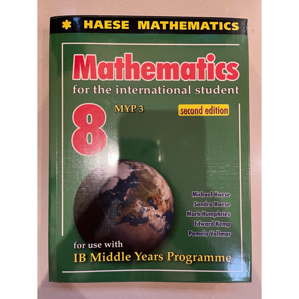 Haese mathematics level 8 IB