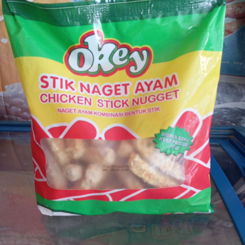 

Nuget ayam okey bentuk stik