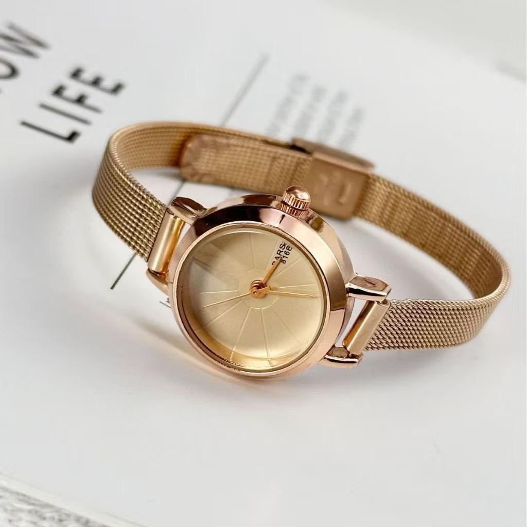 LikeMe-Jam tangan wanita staileesteel rantai pasir MINI fashion korea COD BARSH