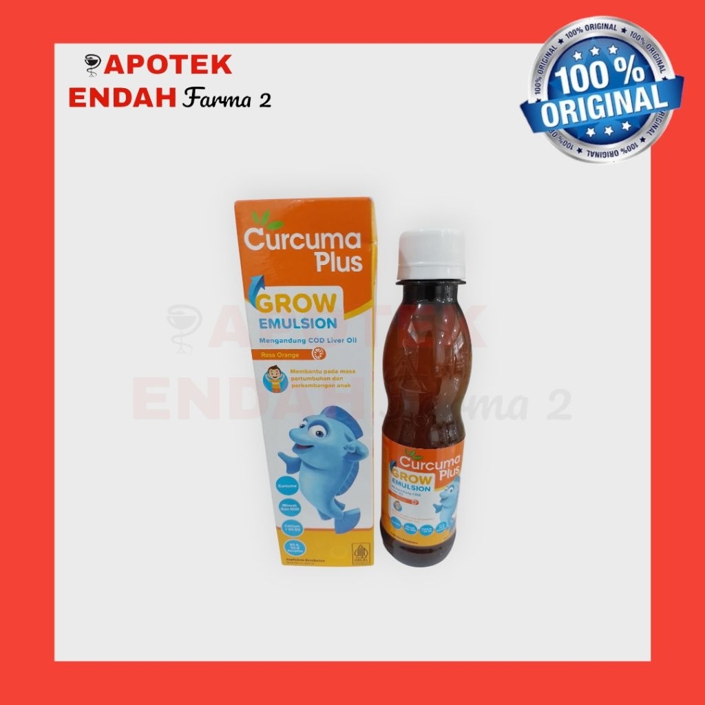 CURCUMA PLUS GROW 200ML VITAMIN UNTUK ANAK