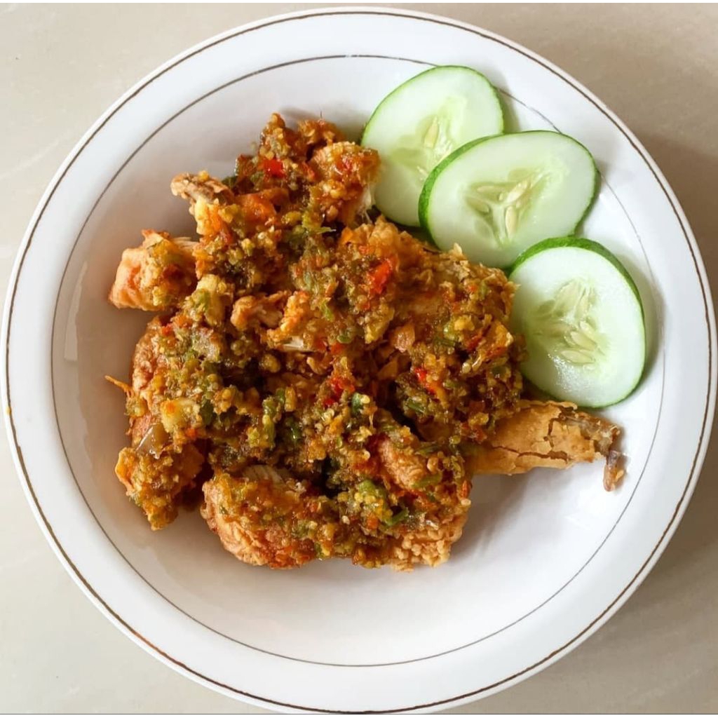 

Ayam Geprek Tanpa Nasi