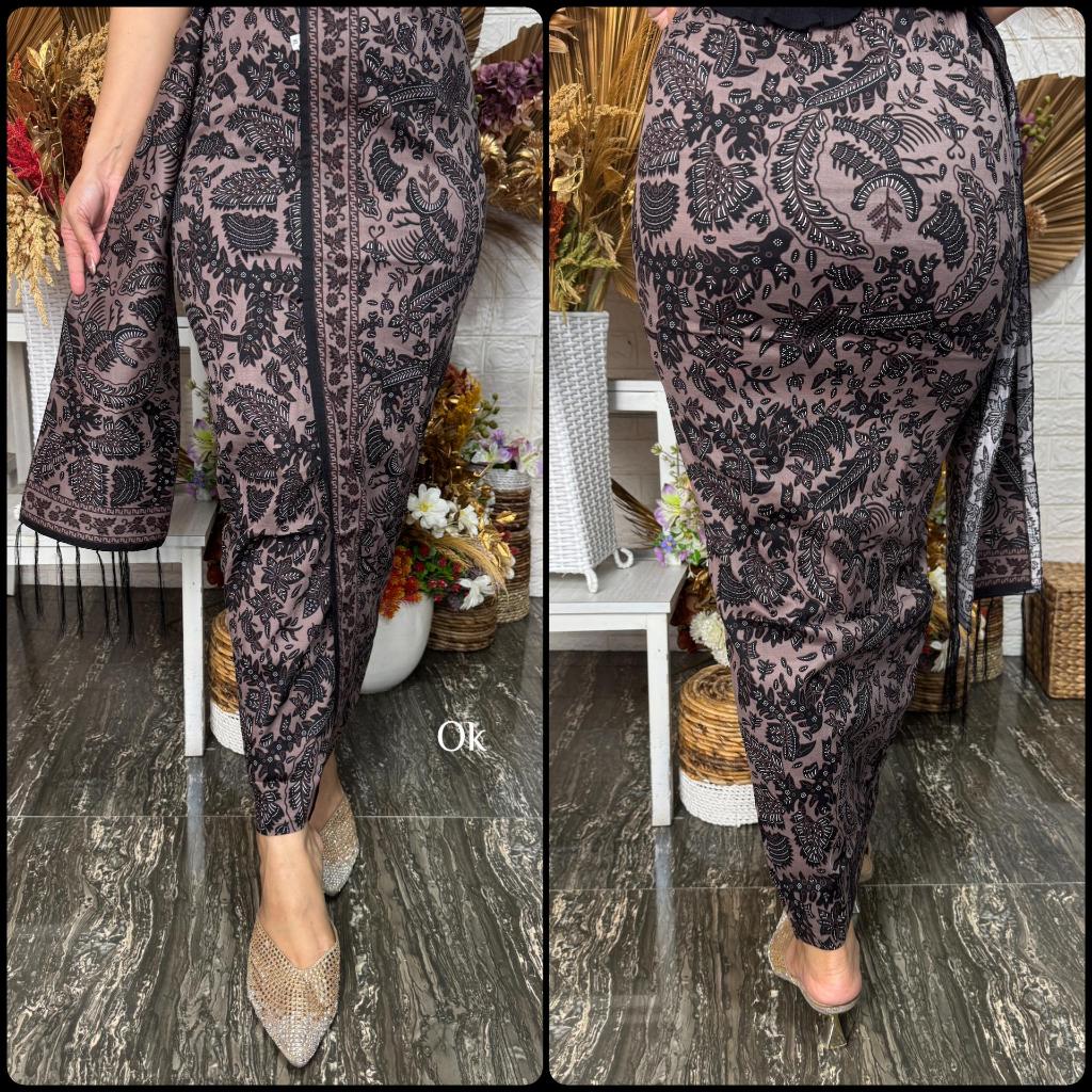 KAMEN JADI KATUN STRAIT SIZE JUMBO KATUN CLAIRE MOTIF REMBANG/BAWAHAN KEBAYA LAMARAN/BAWAHAN WANITA 