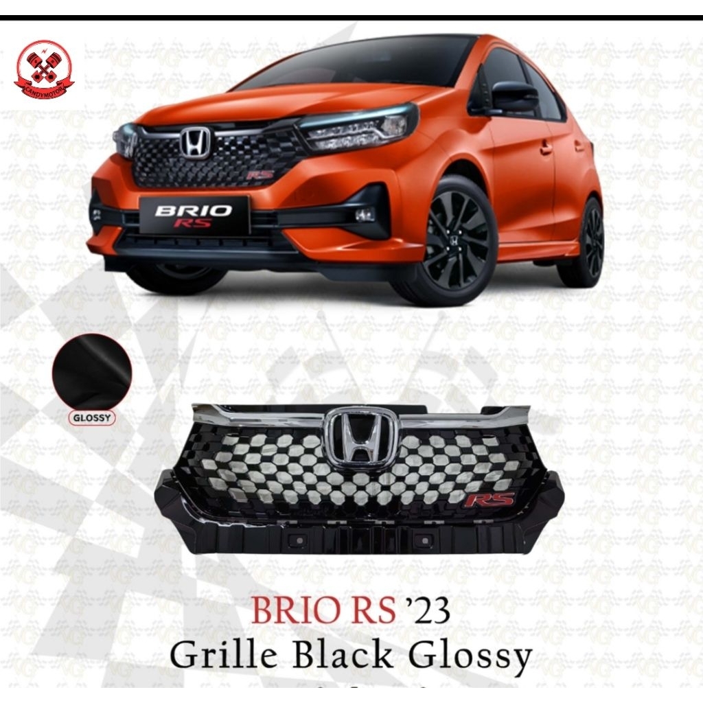 Grill Brio 2023 - Up Rs Style Import Grill Depan All New Brio 2023 2024 2025 High Quality