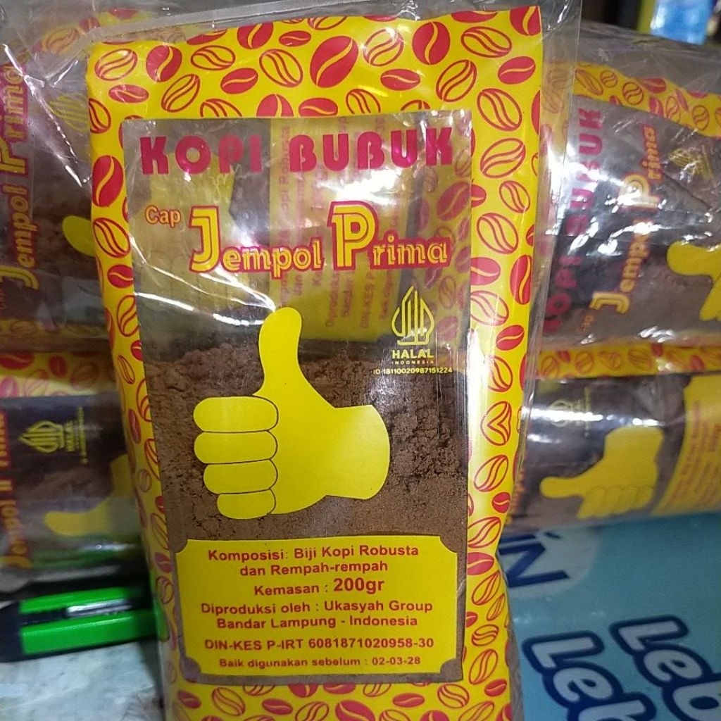 

Kopi bubuk Jempol Prima 200 gram