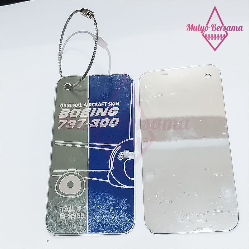 Ganci Keychain Pesawat Boeing Gantungan Kunci Pesawat Boeing 737-300 - Mulyo Bersama