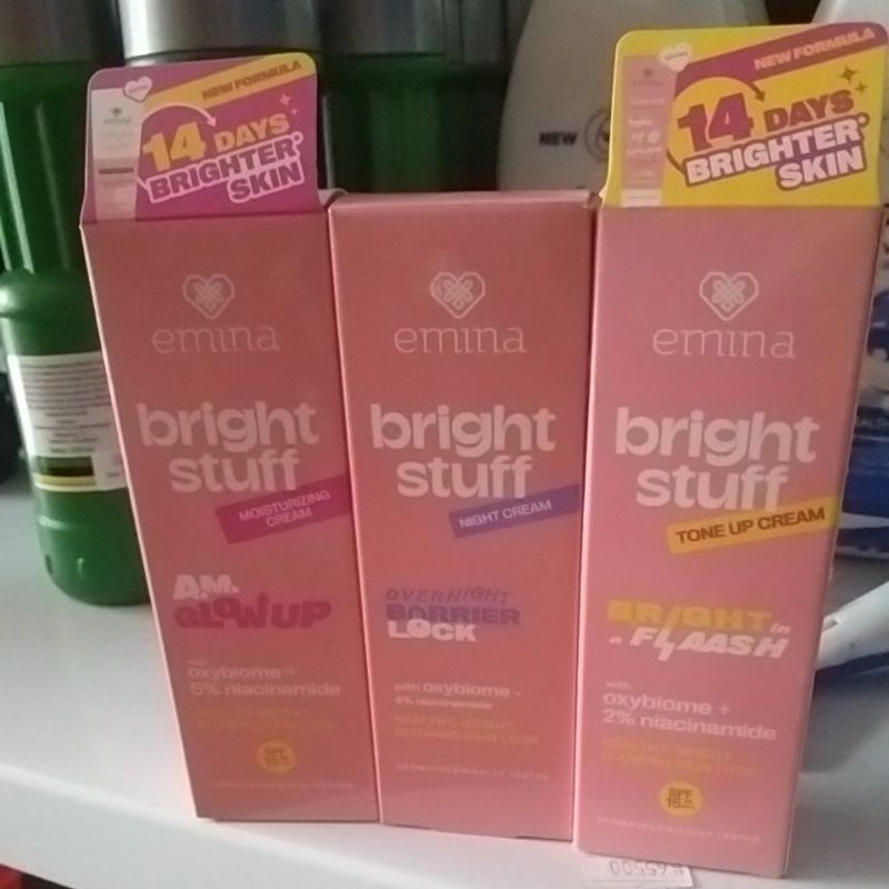 EMINA BRIGHT STUFF GLOW UP MOISTURING CREM/TONE UP CREAM UK 20GR