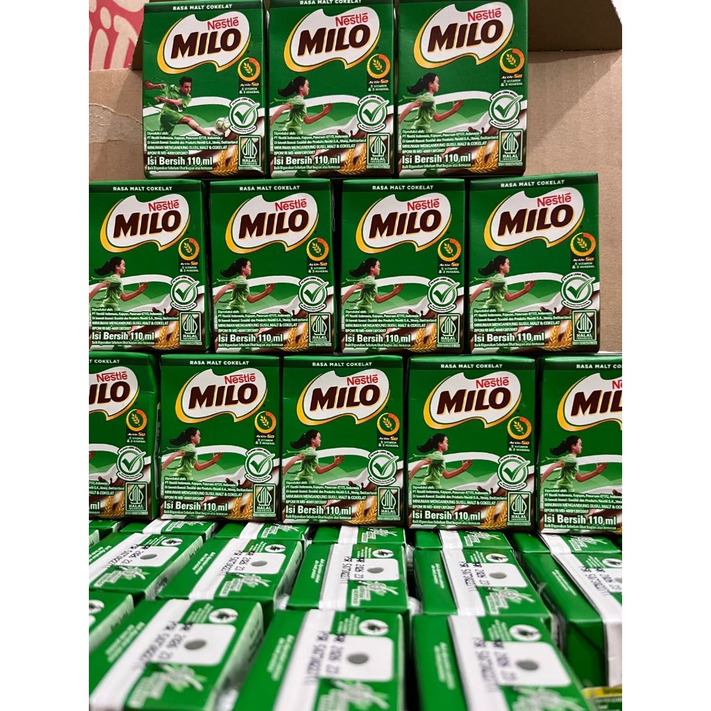 

Milo Uht 110 ml Percartoon / perdus isi 36 pcs ( Instan / Gosend )
