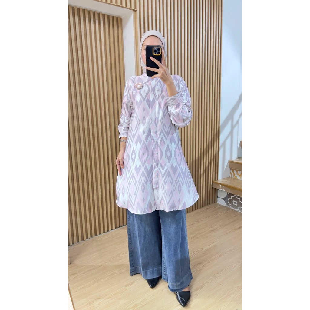 tunik silk sutra