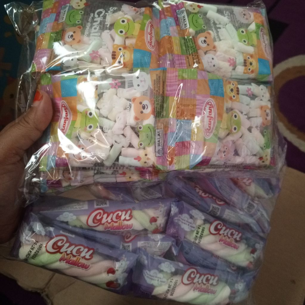 

ranjani marsmellow isi 20 pcs kenyal legit