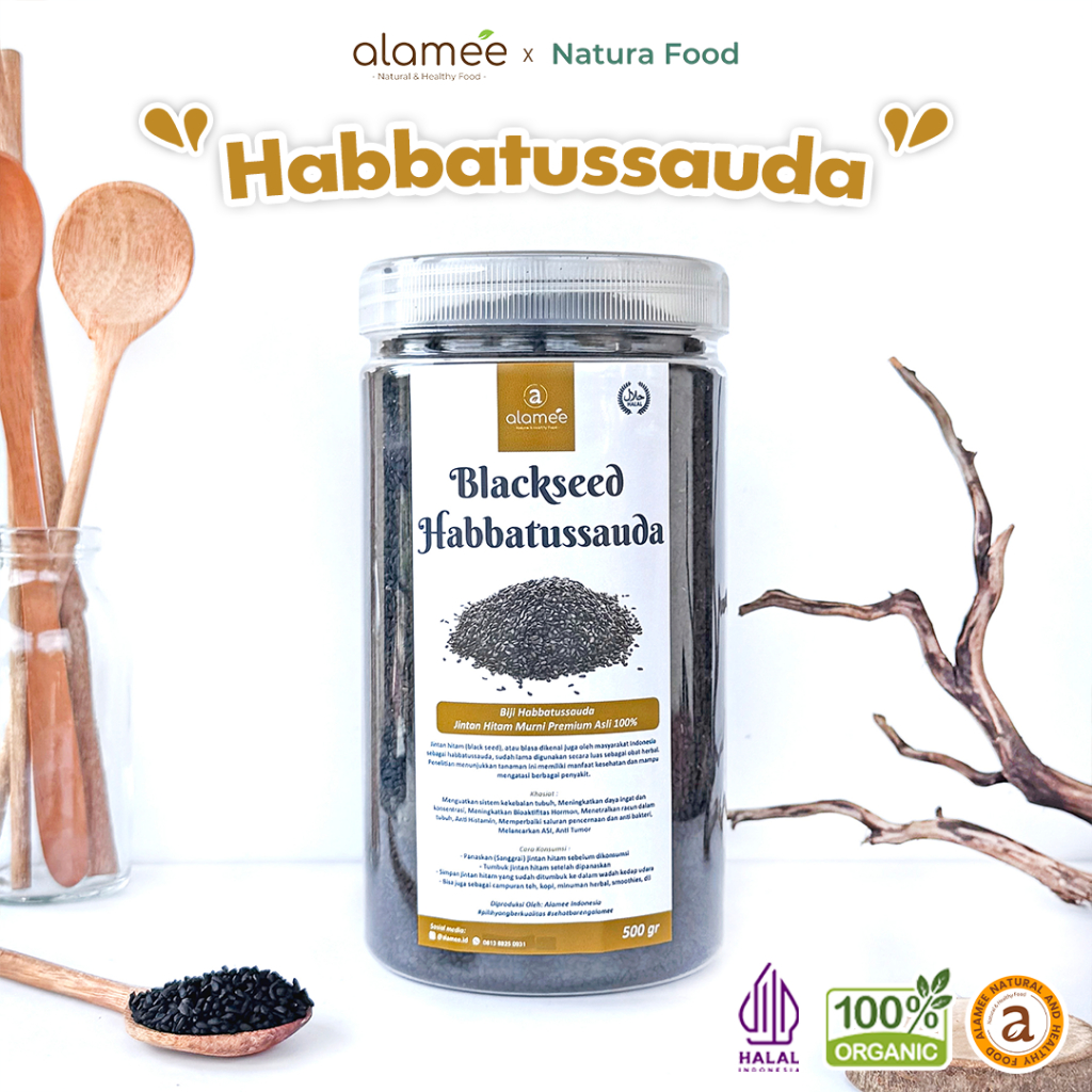 

ALAMEE Biji Jintan Hitam Habbatussauda Original Asli Jinten Habatusauda 500 gram natura food