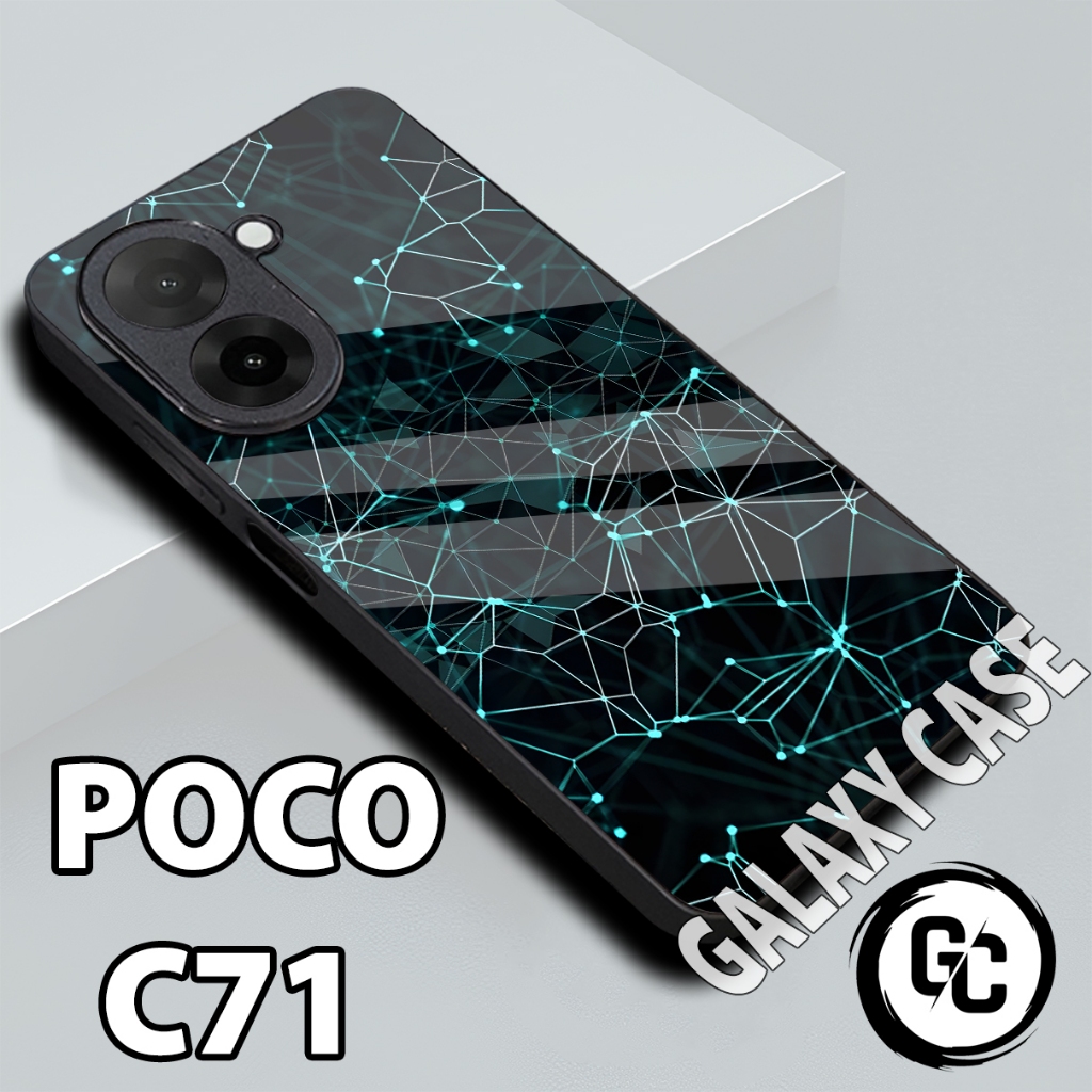 Softcase glossy POCO C71/Case POCO C71 Abstrak/case POCO C71 glitter/casing POCO C71/case hp POCO C7