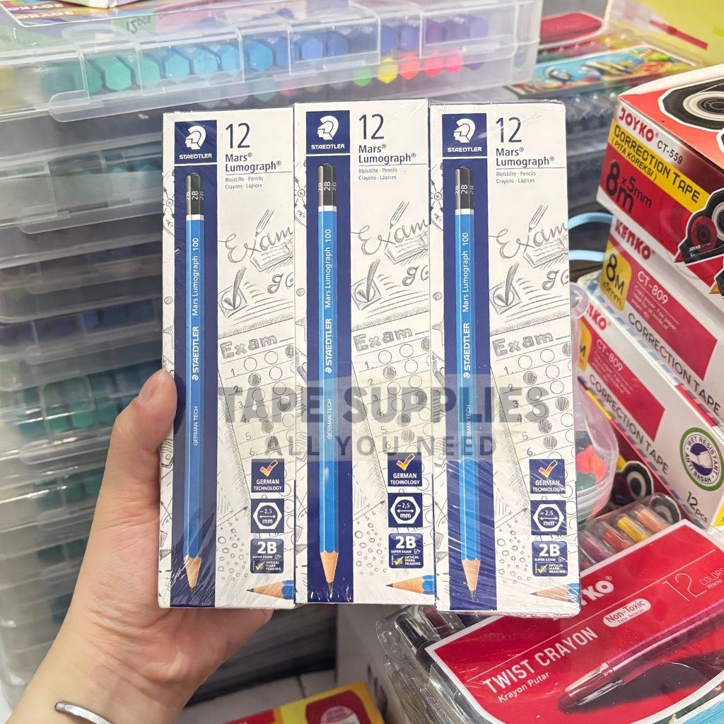 

Pensil 2B Kualitas Tinggi - Staedtler Computer (1pak / 12 pcs) CV4
