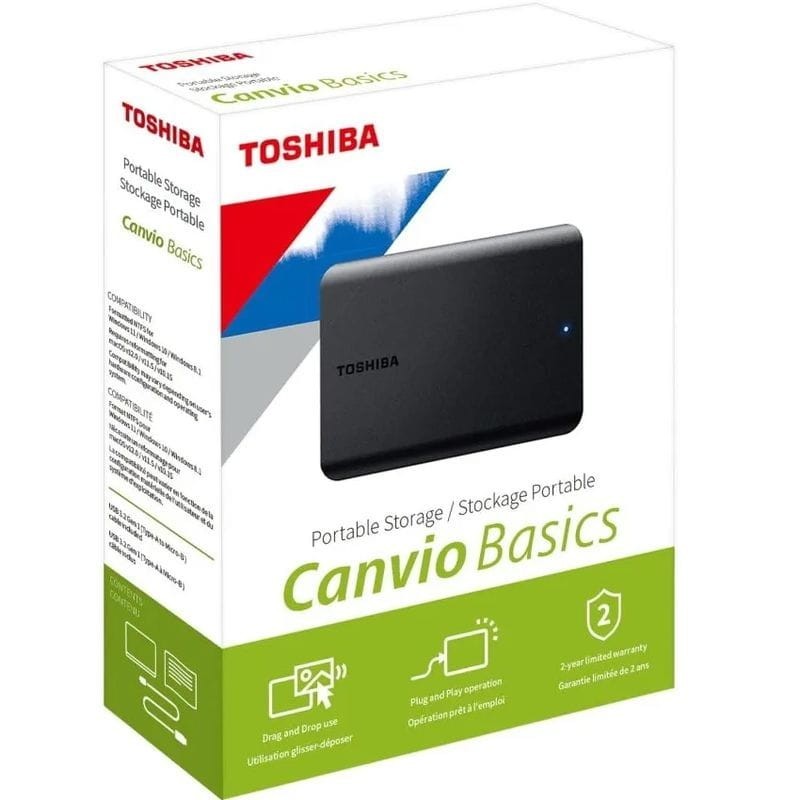 HARDISK EXTERNAL TOSHIBA 2.5" CANVIO basic 1TB