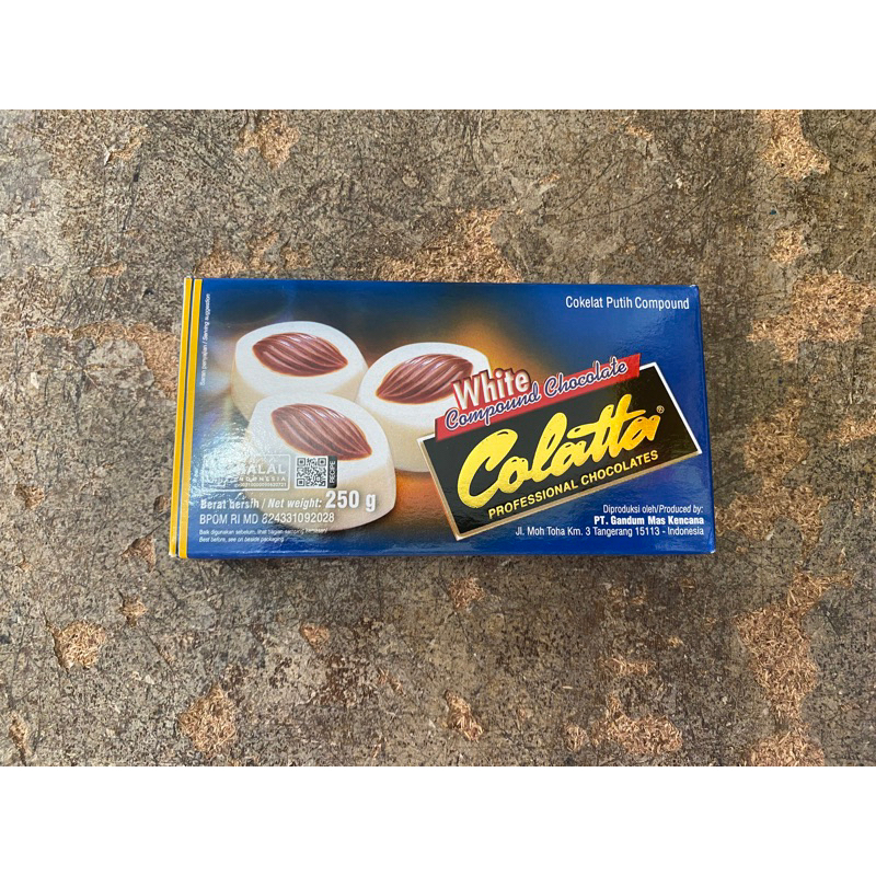 

COLLATA COMPOUND COKLAT WHITE PUTIH 250GR
