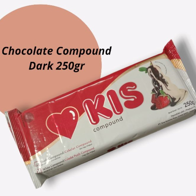 

Cokelat Blok KIS 250gr/Coklat Batang KIS / DARK Chocolate Compound