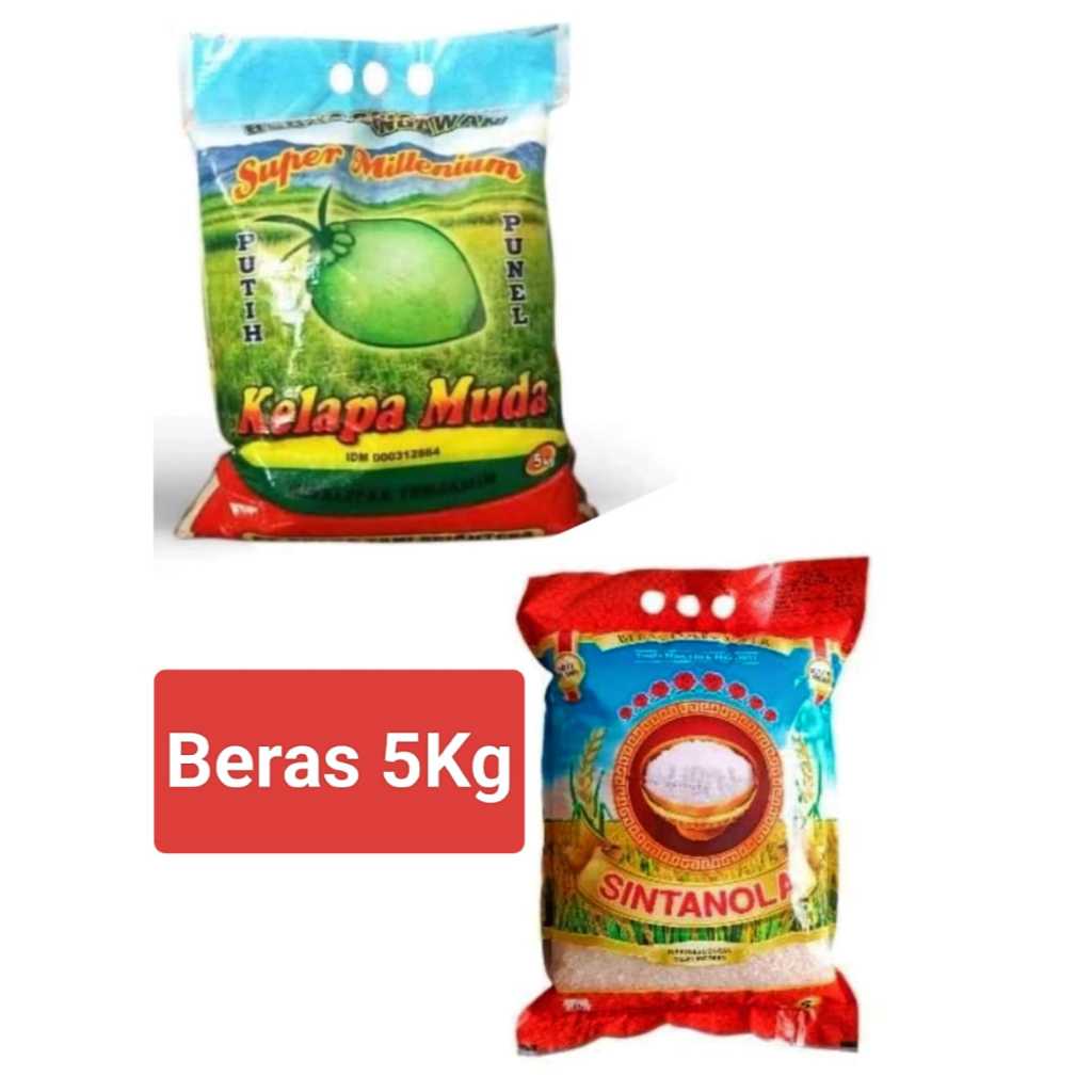 

Beras Sintanola/Kelapa Murah 5kg Putih - High Quality Rice
